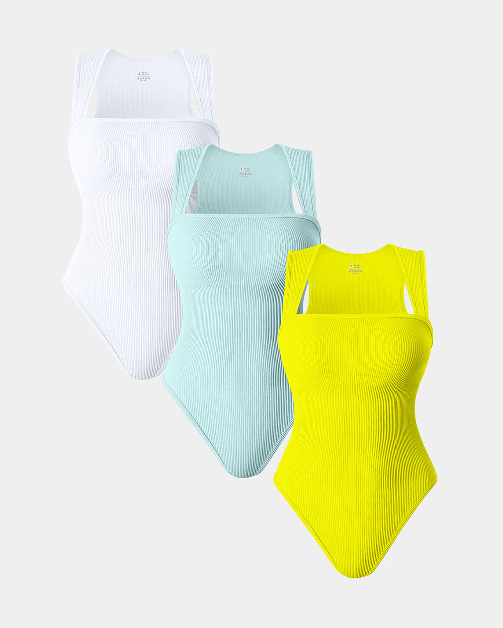 Melly Square Neck Sleeveless Bodysuits