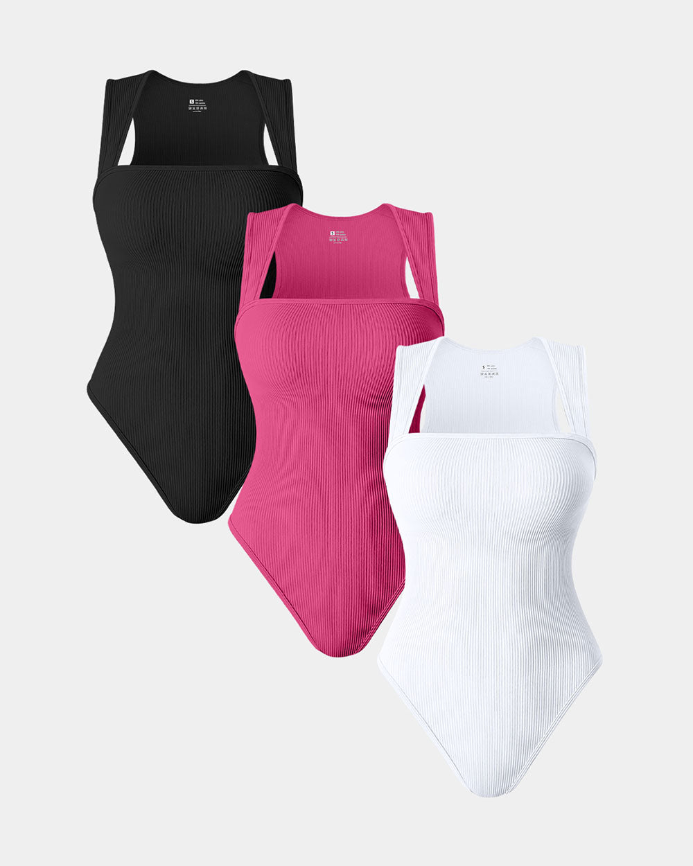 Melly Square Neck Sleeveless Bodysuits