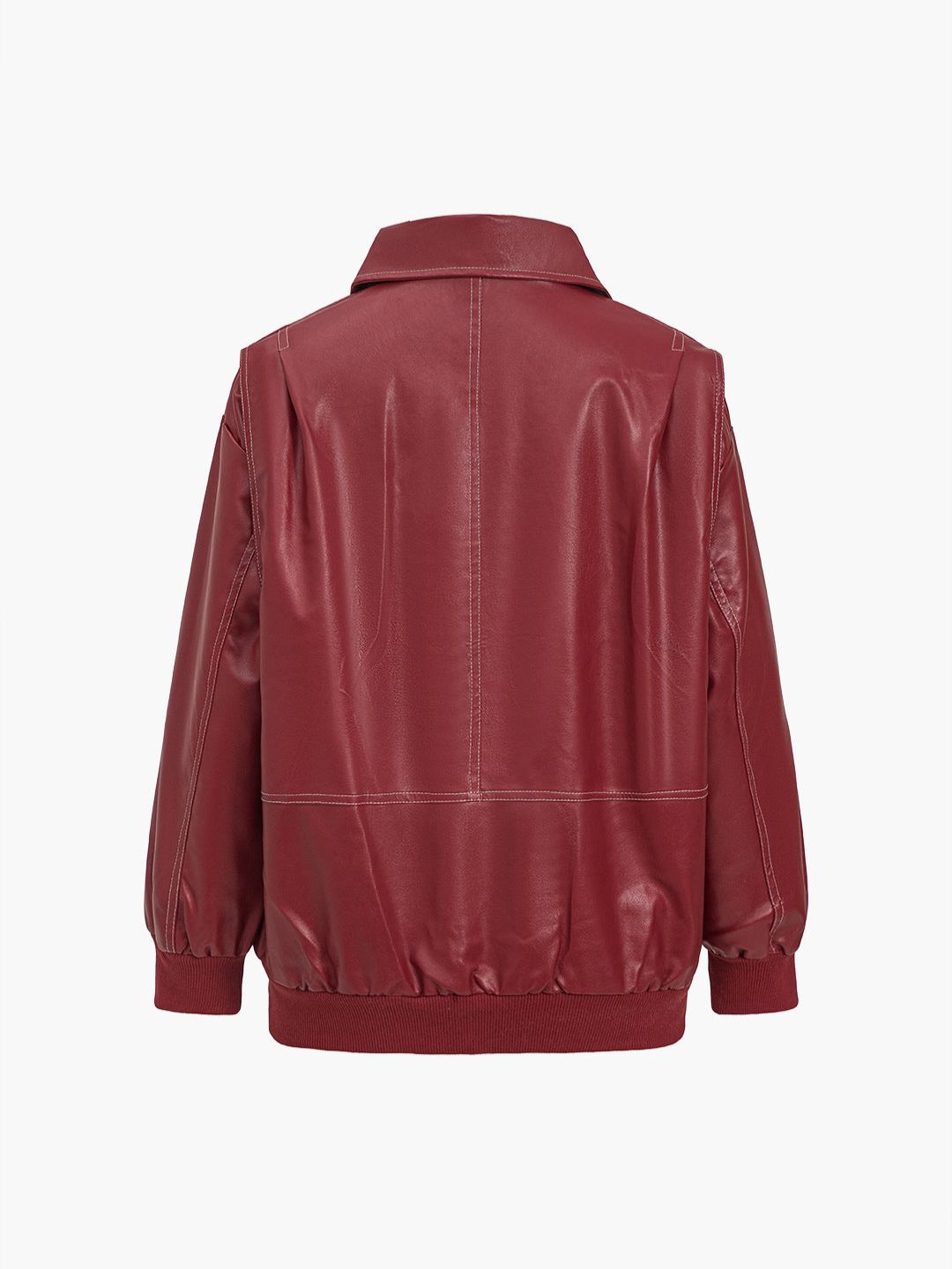 Sara PU Leather Jacket