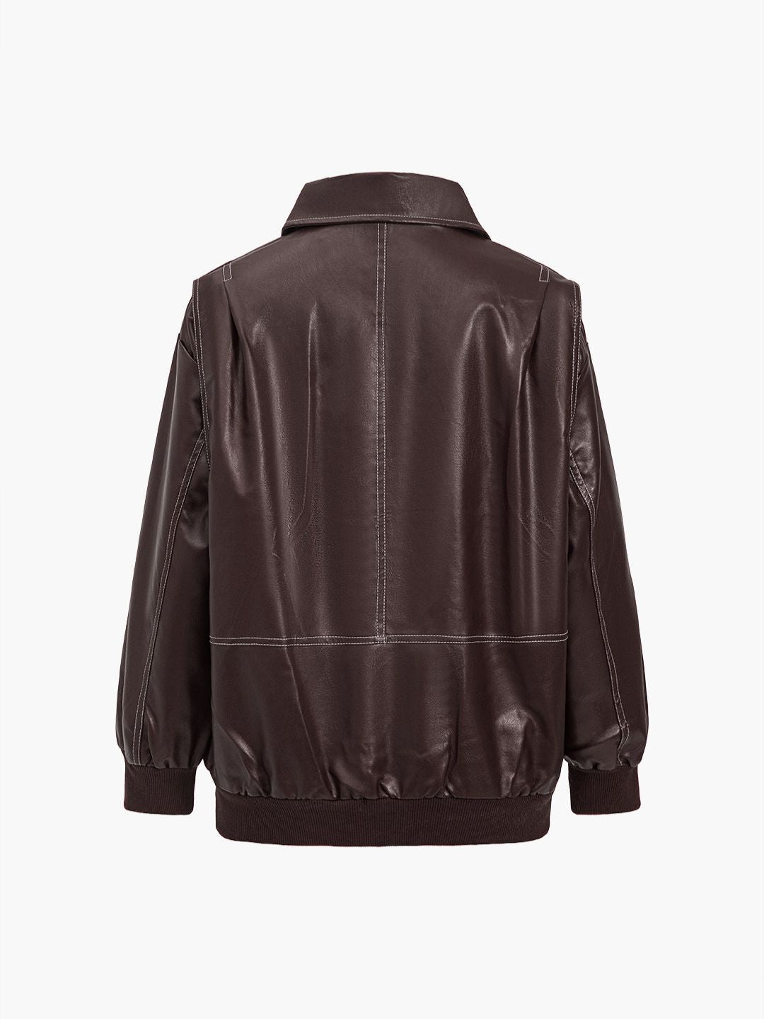 Sara PU Leather Jacket