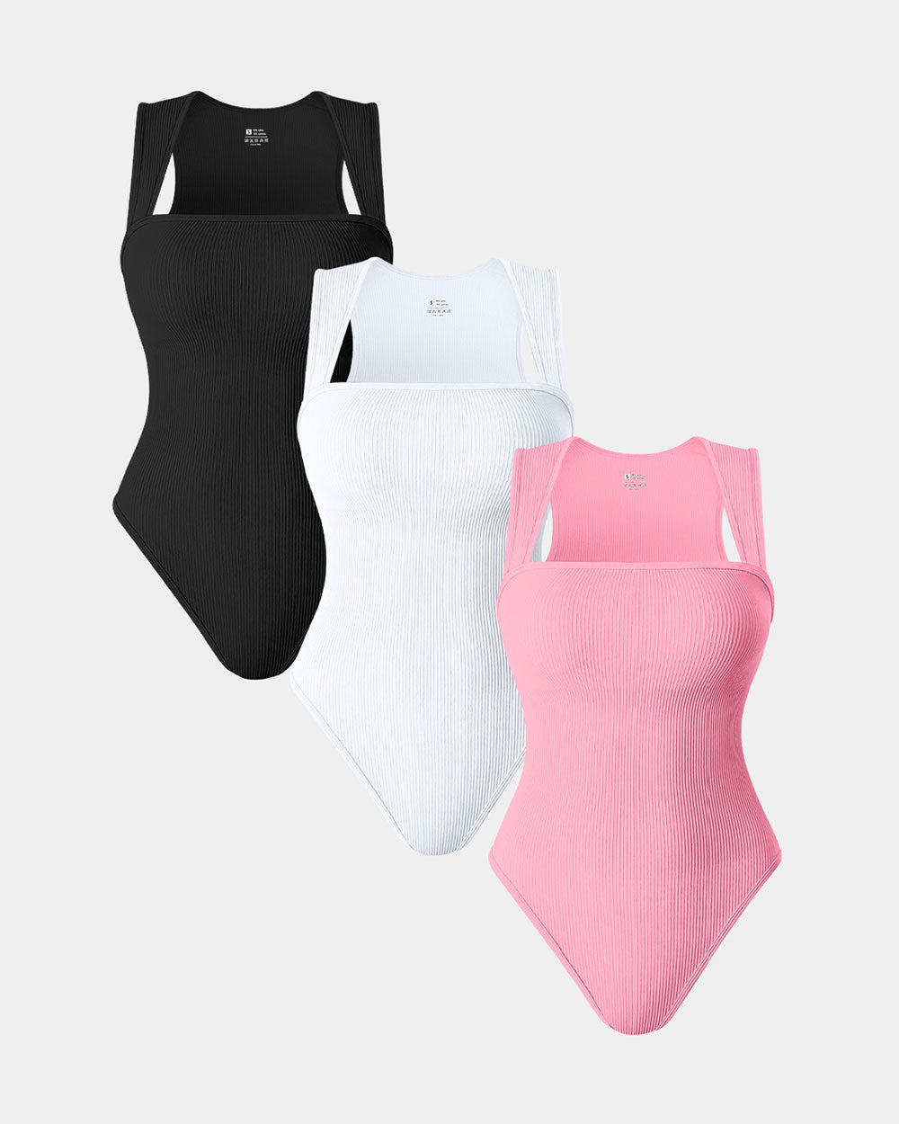 Melly Square Neck Sleeveless Bodysuits