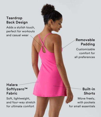 ComfeeFlex™ Plush Backless Active Dress-Easy Peezy Edition