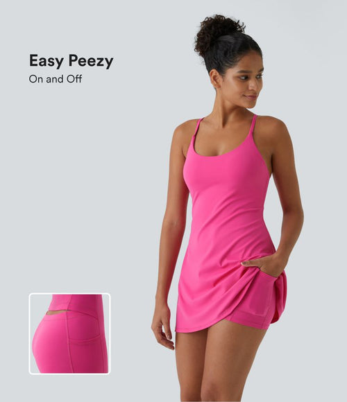 ComfeeFlex™ Plush Backless Active Dress-Easy Peezy Edition