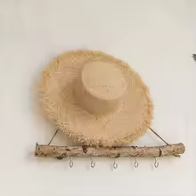 100% Handmade Straw Lady Holiday Hat