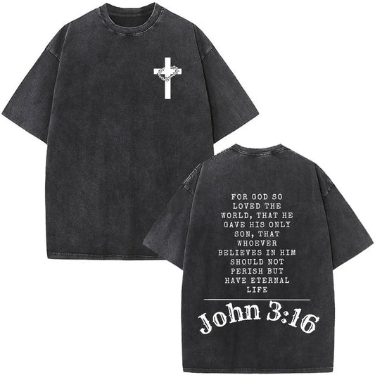 Christian Bible Verse Oversized T Shirts