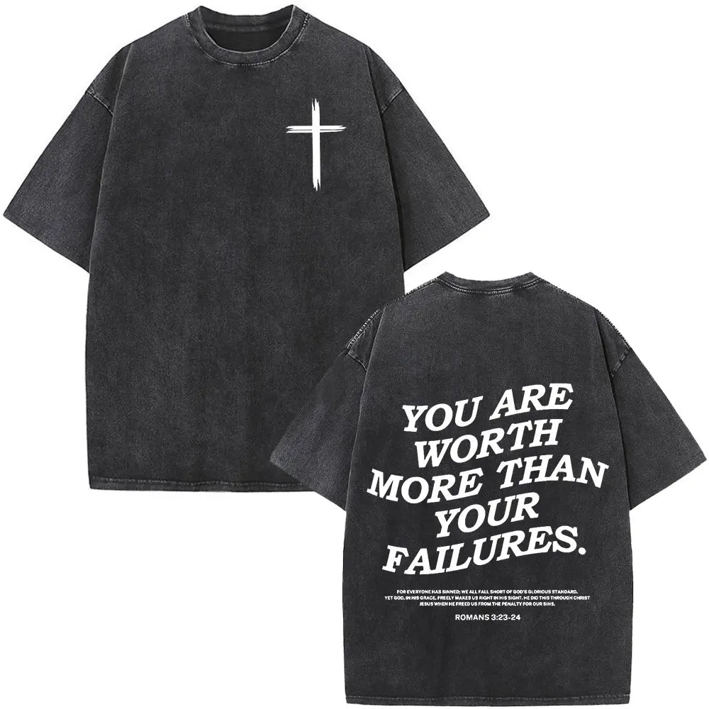 Christian Bible Verse Oversized T Shirts
