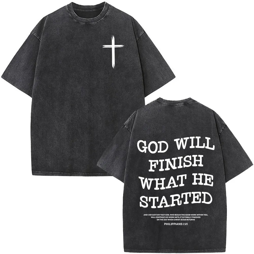 Christian Bible Verse Oversized T Shirts