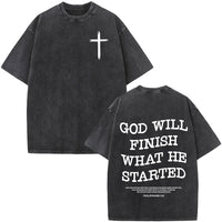 God will finish what he started-Black