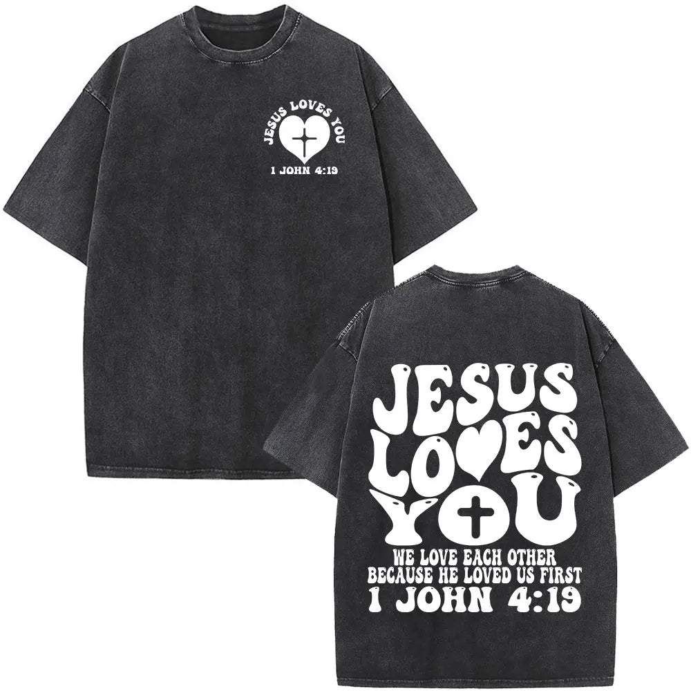 Christian Bible Verse Oversized T Shirts