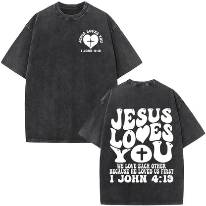 Christian Bible Verse Oversized T Shirts