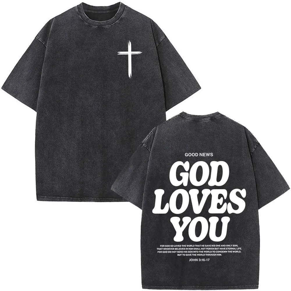 Christian Bible Verse Oversized T Shirts