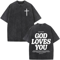 God Loves you-Black