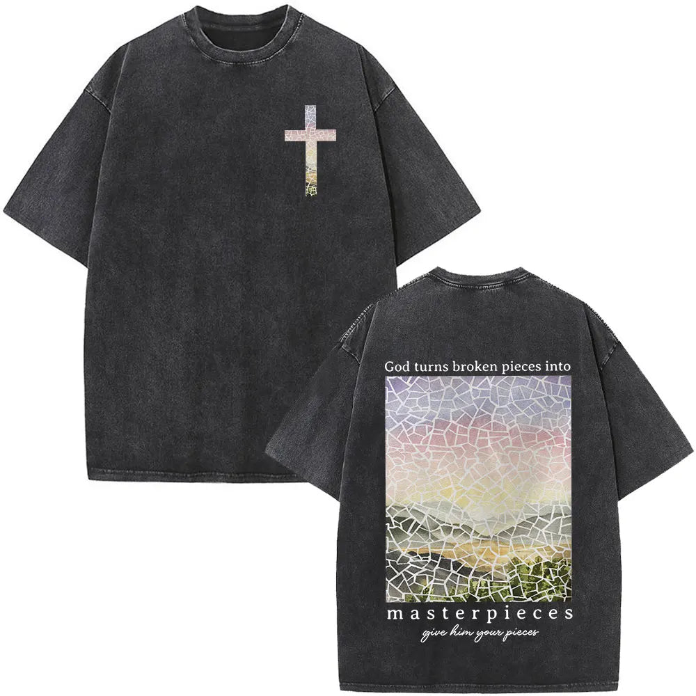 Christian Bible Verse Oversized T Shirts