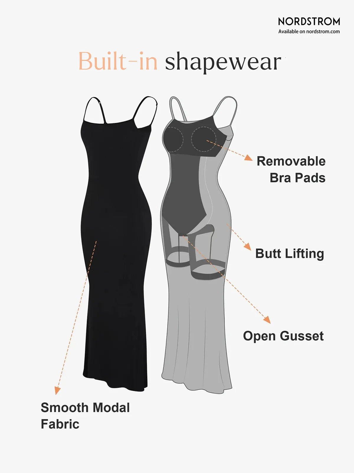 Monae Shapewear Slip Dress