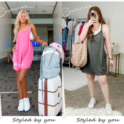 Tammara Sleeveless Mini Dress with Pockets ™