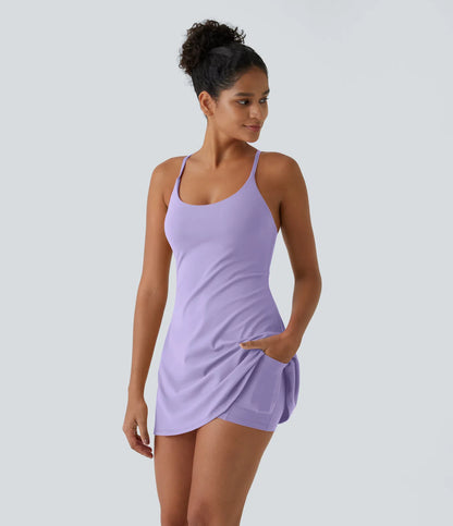 ComfeeFlex™ Plush Backless Active Dress-Easy Peezy Edition