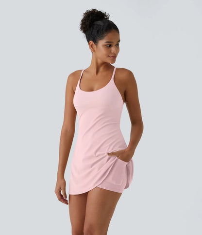 ComfeeFlex™ Plush Backless Active Dress-Easy Peezy Edition